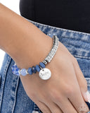 Paparazzi "Handcrafted Hope" Blue Bracelet Paparazzi Jewelry