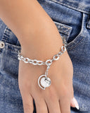 Paparazzi "Global Glory" Silver Charm Paparazzi Jewelry