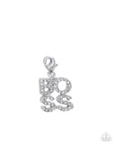 Paparazzi "Boss of the House" White Charm Paparazzi Jewelry
