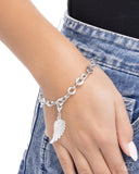 Paparazzi "Angelic Assistance" White Charm Paparazzi Jewelry