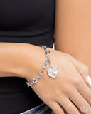 Paparazzi "Memorable Matriarch" White Charm Paparazzi Jewelry