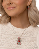 Paparazzi "Lobster Landmark & Lesson" Red Necklace & Bracelet Jewelry Set Paparazzi Jewelry