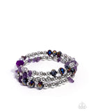 Paparazzi "Fresh Fantasy" Purple Bracelet Paparazzi Jewelry