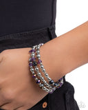 Paparazzi "Fresh Fantasy" Purple Bracelet Paparazzi Jewelry