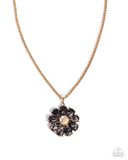Paparazzi "Creative Caliber" Black Necklace & Earring Set Paparazzi Jewelry
