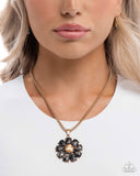 Paparazzi "Creative Caliber" Black Necklace & Earring Set Paparazzi Jewelry