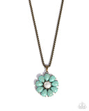 Paparazzi "Creative Caliber" Brass Necklace & Earring Set Paparazzi Jewelry