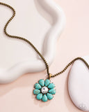 Paparazzi "Creative Caliber" Brass Necklace & Earring Set Paparazzi Jewelry