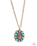 Paparazzi "Santa Fe Score" Gold Necklace & Earring Set Paparazzi Jewelry