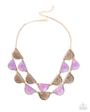 Paparazzi "Filigree Finale" Purple Necklace & Earring Set Paparazzi Jewelry