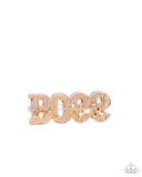 Paparazzi "Blingy Boss" Gold Brooch Pin Paparazzi Jewelry