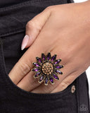 Paparazzi "Sunflower Setting" Brass Ring Paparazzi Jewelry