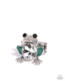 Paparazzi "Frog Prince" Green Ring Paparazzi Jewelry