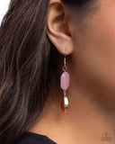 Paparazzi "Brilliant Beauty Queen" Pink Earrings Paparazzi Jewelry