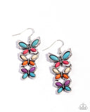 Paparazzi "Fluttering Fantasy" Multi Earrings Paparazzi Jewelry