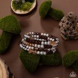 Paparazzi "Colorful Compromise" Brown Bracelet Paparazzi Jewelry