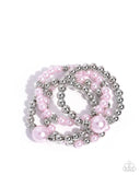 Paparazzi "Soft Sonata" Pink Bracelet Paparazzi Jewelry