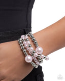 Paparazzi "Soft Sonata" Pink Bracelet Paparazzi Jewelry