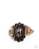 Paparazzi "Prairie Protection" Black Bracelet Paparazzi Jewelry