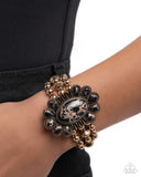 Paparazzi "Prairie Protection" Black Bracelet Paparazzi Jewelry