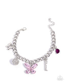 Paparazzi "Luminous Lift" Pink Bracelet Paparazzi Jewelry