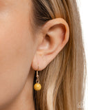 Paparazzi "Behold the Bloom" Yellow Necklace & Earring Set Paparazzi Jewelry