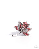 Paparazzi "Ladylike Lotus" Red Ring Paparazzi Jewelry