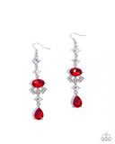 Paparazzi "Unmatched Shimmer" Red Earrings Paparazzi Jewelry