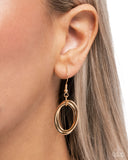 Paparazzi "Sophisticated Statement" Brown Necklace & Earring Set Paparazzi Jewelry