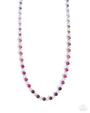 Paparazzi "Mesmerizing Model" Purple Necklace & Earring Set Paparazzi Jewelry