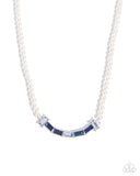 Paparazzi "Eloquent Emeralds" Blue Necklace & Earring Set Paparazzi Jewelry