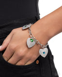 Paparazzi "In Love With You" Green Bracelet Paparazzi Jewelry