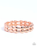 Paparazzi "Stacked Statement" Copper Bracelet Paparazzi Jewelry
