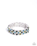 Paparazzi "Ladylike Lattice" Green Bracelet Paparazzi Jewelry