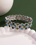 Paparazzi "Ladylike Lattice" Green Bracelet Paparazzi Jewelry