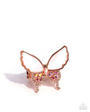 Paparazzi "Butterfly Benefit" Copper Ring Paparazzi Jewelry