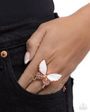 Paparazzi "Butterfly Benefit" Copper Ring Paparazzi Jewelry