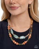 Paparazzi "Girls Day" Green Necklace & Earring Set Paparazzi Jewelry