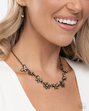 Paparazzi "Whimsical Delight & Content" Brass Necklace & Earring Set Paparazzi Jewelry