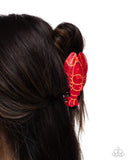 Paparazzi "Lobster Leisure" Red Hair Clip Paparazzi Jewelry
