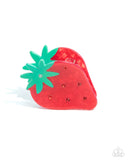Paparazzi "Strawberry Showcase" Red Hair Clip Paparazzi Jewelry