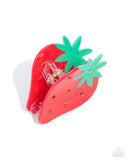 Paparazzi "Strawberry Showcase" Red Hair Clip Paparazzi Jewelry