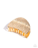 Paparazzi "Steadfast Sheen" Gold Hair Clip Paparazzi Jewelry