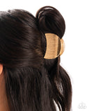 Paparazzi "Steadfast Sheen" Gold Hair Clip Paparazzi Jewelry
