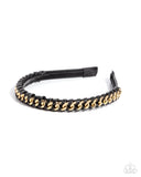 Woven Welding - Black Paparazzi Jewelry
