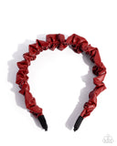 Ruffled Rebel - Red Paparazzi Jewelry