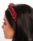 Ruffled Rebel - Red Paparazzi Jewelry