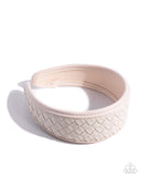 Woven Wellness - White Paparazzi Jewelry