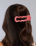 Paparazzi "Jovial Jellyfish" Pink Hair Clip Paparazzi Jewelry