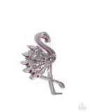 Paparazzi "Frenetic Flamingo" Pink Brooch Pin Paparazzi Jewelry